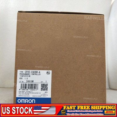 One Omron CP2E-E60DR-A Programmable Controller New CP2EE60DRA Expedited Shipping
