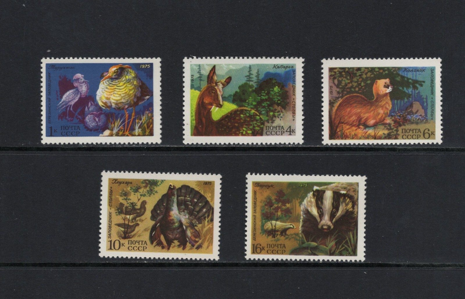 R5241 Russia 1975 fauna wild animals 5v. MNH | eBay