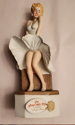 1983 MARILYN MONROE WHISKEY DECANTER STATUE ''THE SEVEN YEAR ITCH'' EXUC EMPTY IOB