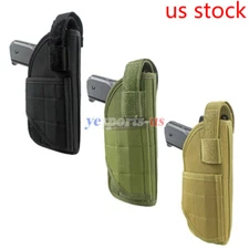 Tactical Molle Right Hand Adjustable Gun Holster Pouch Universal Pistol Holster