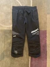 UHLSPORT ANATOMIC PRO SOCCER GOALKEEPER 3/4 PANTS Long Shorts Medium