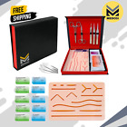 <!--F#f_0-->Complete Suture Practice Kit Medical Vet Students Surgical Knots Suturing Tools<!--F/-->