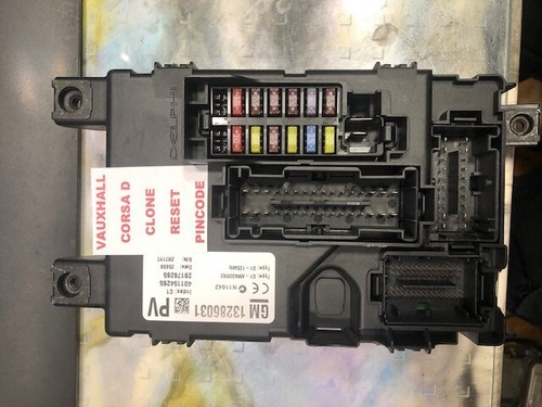 VAUXHALL Astra - Corsa D BCM CLONE SERVICE or RESET VIRGIN ANY Part No - Picture 2 of 10