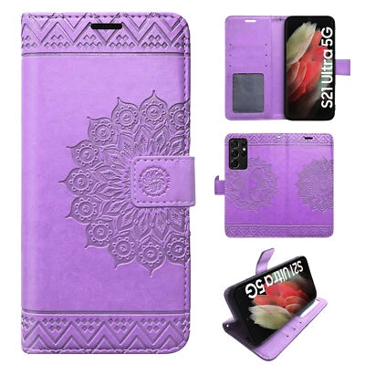 Coque Pour Samsung Galaxy S21 Ultra 5G Housse Téléphone Étui Flip TPU - Photo 1/4
