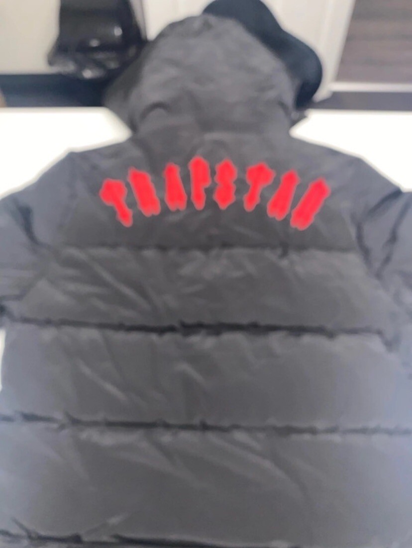 trapstar Iron gate Puffer Red/Black Colourway eBay
