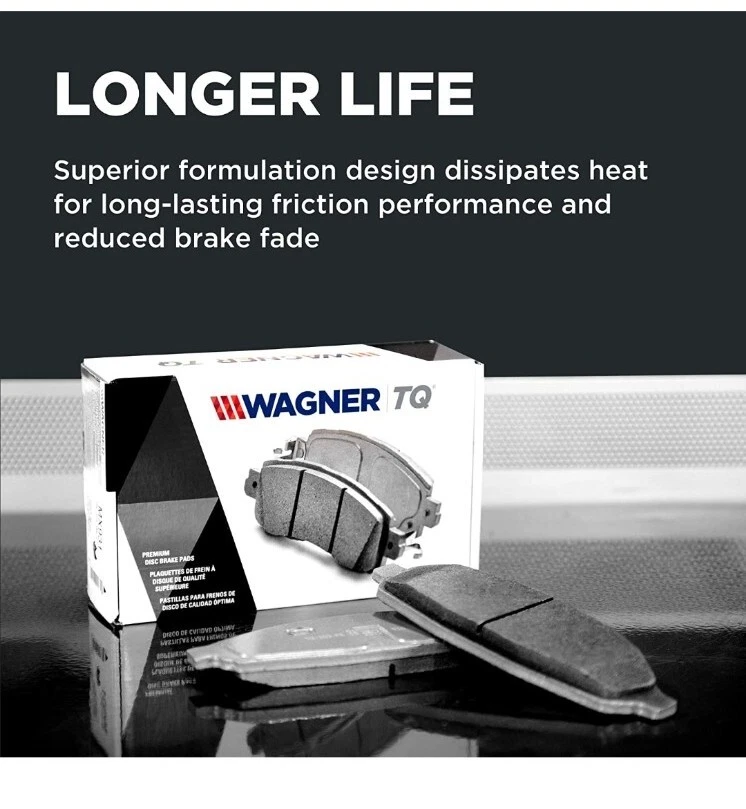 Juego de pastillas de freno de disco - Pastilla de freno de disco ThermoQuiet delantera Wagner se adapta a 14-20 Mazda 6 Foto 4 de 4