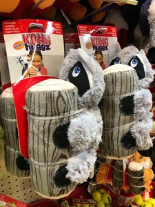 kong raccoon toy