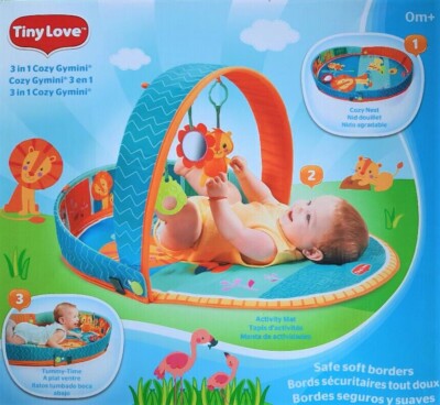 Krabbeln Spielen Teppich 3 in 1 für Baby ab 0 Monate safe soft borders