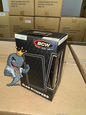 BCW Graded Slab Bumper - SGC - Black 6ct Box FREE SHIP