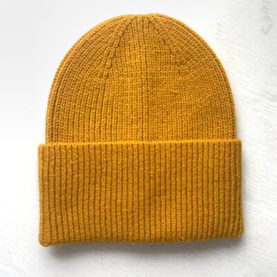 Men's and Women's Knitted Hat Autumn and Winter Soft Top Warm Ski Hat