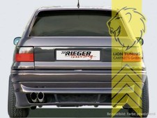 Rieger Heckansatz Heckspoiler Diffusor für Opel Astra F 3 Türer
