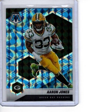 2021 Aaron Jones Panini Mosiac Football Reactive Blue #81 Green Bay Packers
