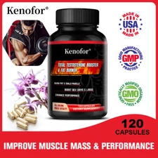 Total Testo Booster & Fat Burner - Stamina,Performance & Endurance Support