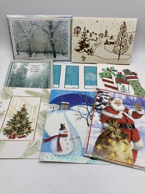 Paper Magic Holiday 32 Cards with Envelopes Glittered And Embossed