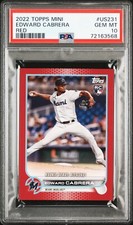 Edward Cabrera - 2022 Topps Mini Red RC  PSA 10   #1/5
