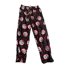 A Christmas Story Pajama Pants Men Large Ralphie Black Fleece Holiday Loungewear