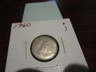 1960 - Canada - circulated 10 cent coin - silver Canadian dime