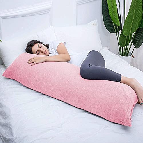 1 MIDDLE ONE Full Body Pillow for Adults Long Pillow for Sleeping Large Firm ...