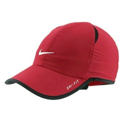 red tennis hat