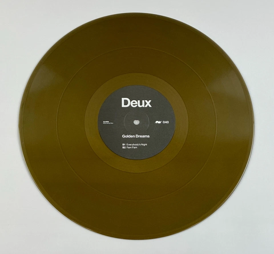 Deux Golden Dreams EP Vinyl Olive Golden Brown Limited Edition 12 inch Foto 2 de 4