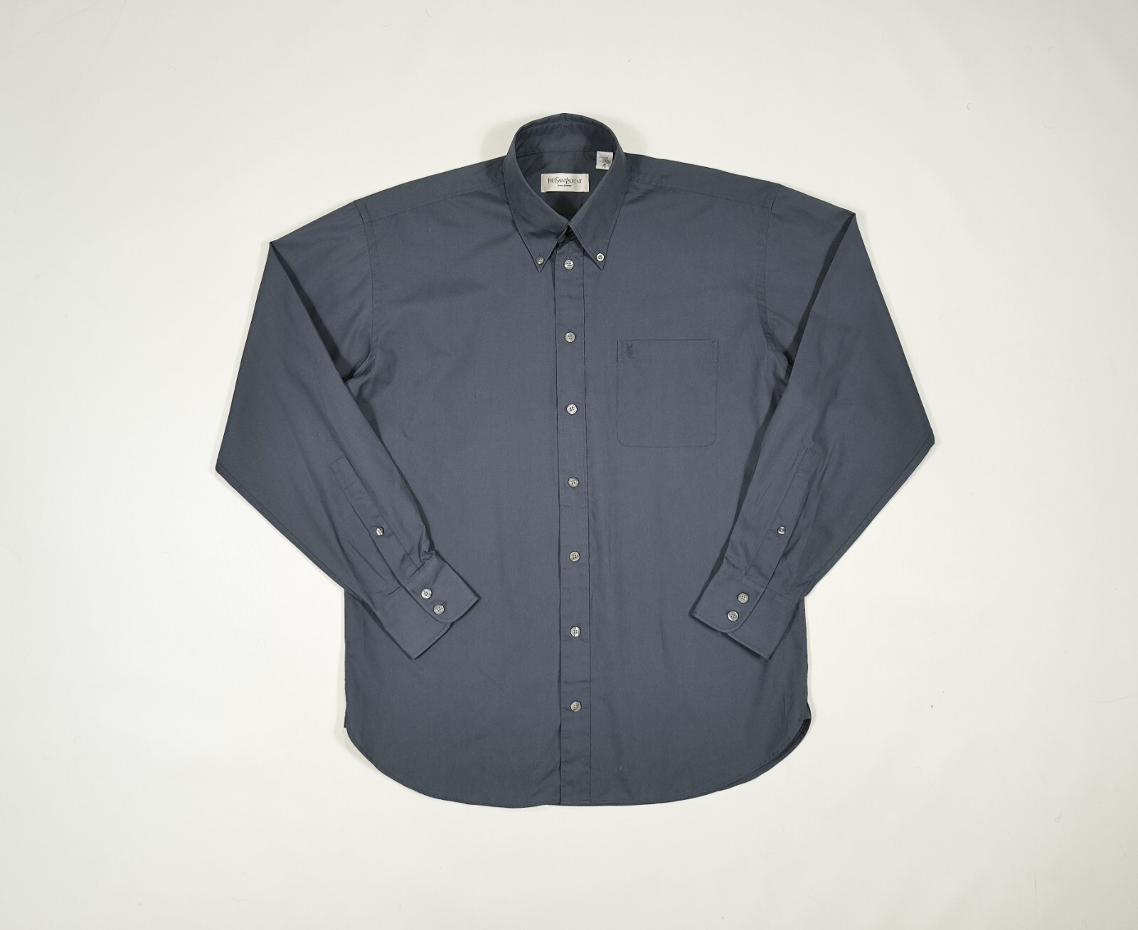 Camicia Yves Saint Laurent grafite taglia 39