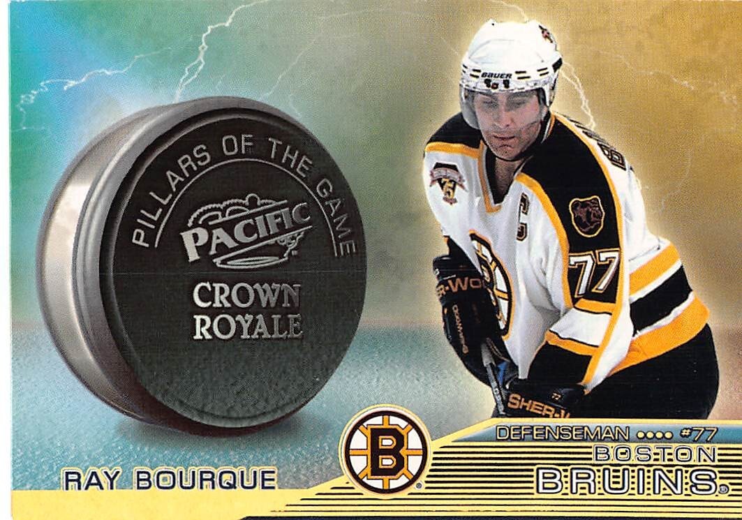 1998-99 Pacific Crown Royale Ray Bourque Pillars Of The Game #2 NM BOSTON BRUINS