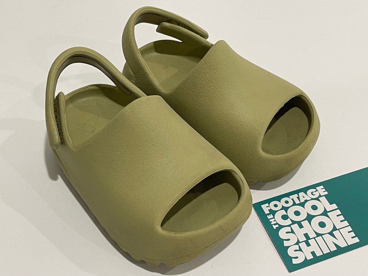 BABY ADIDAS YEEZY SLIDE INFANT KANYE WEST BOOST RESIN TAN 350