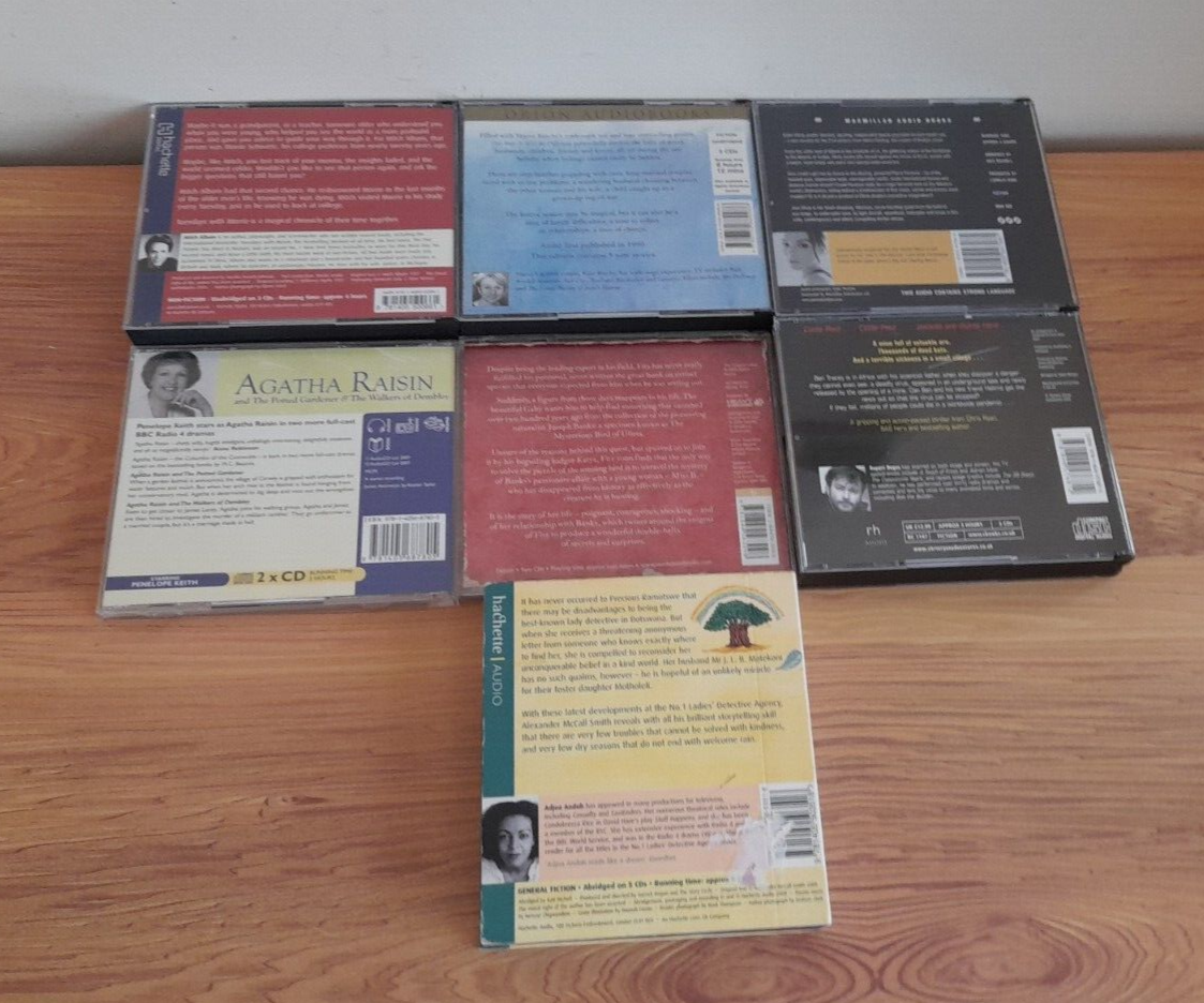 Audiobook CD Bundle / Job Lot 7 x Various Authors Audio Books eBay