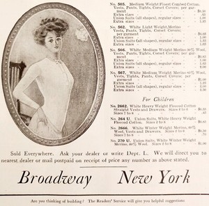 Lord & Taylor Merode Underwear New York 1908 Advertisement Fashion DWNN25