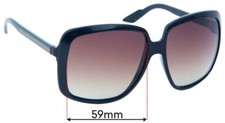SFx Replacement Sunglass Lenses Fits Gucci Gg3108/s - 59mm Wide