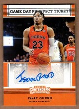 2020-21 PANINI CONTENDERS DRAFT PICKS GAME DAY PROSPECT TICKET AUTO ISAAC OKORO