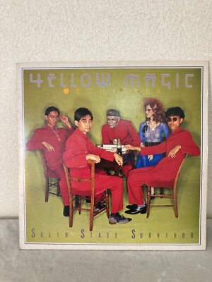YMO Solid State Survivor Japan Vinyl LP FIRST EDITION Yellow Clear
