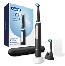 Oral-B iO Deep Clean Electric Powered Toothbrush iO Series 3 Limited -Black