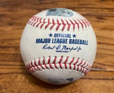 Giants vs Padres Game Used Baseball 6/21/2023 Schmitt WALK + Pederson Hit DP