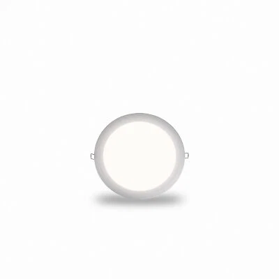 Ultraslim LED Einbau rund Panel kaltweiß 560LM 9W dimmbar (S) Ø 102mm - Bild 1 von 4