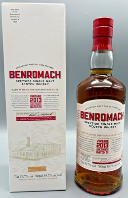 Benromach-Cask Strength 2013-Speyside SingleMalt Whisky-700ml-59,7%vol.Alk.