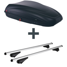 Dachbox G3 Krono 400 + Dachträger Menabo Tiger für Audi A3 Sportback Typ 8P EBA