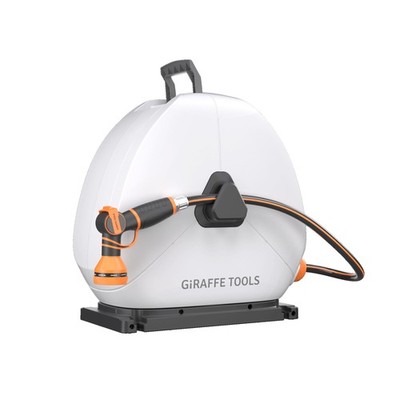 Heavy Duty Retractable Hose Reel, 5/8'' x 92FT Automatic Rewind Garden Hose Re...