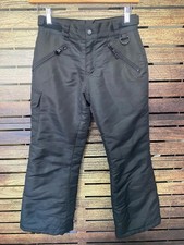 Athletech Black Insulated Snow Pants Size M/M 7/8 