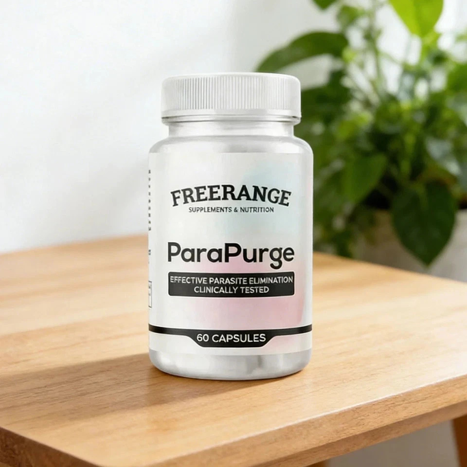 FreeRange ParaPurge innovative Parasite Cleanser 60 Capsules Para Purge Free ...