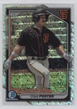 2024 Bowman Chrome Prospects Mini-Diamond Refractor Cole Foster #BCP-83 09wc