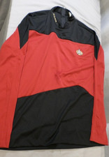 RUBIES COSTUME CO. STAR TREK HALLOWEEN COSPLAY RED/BLACK SHIRT SIZE X-LARGE