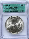 2001-D $1 ICG MS69 American Buffalo Silver Coin