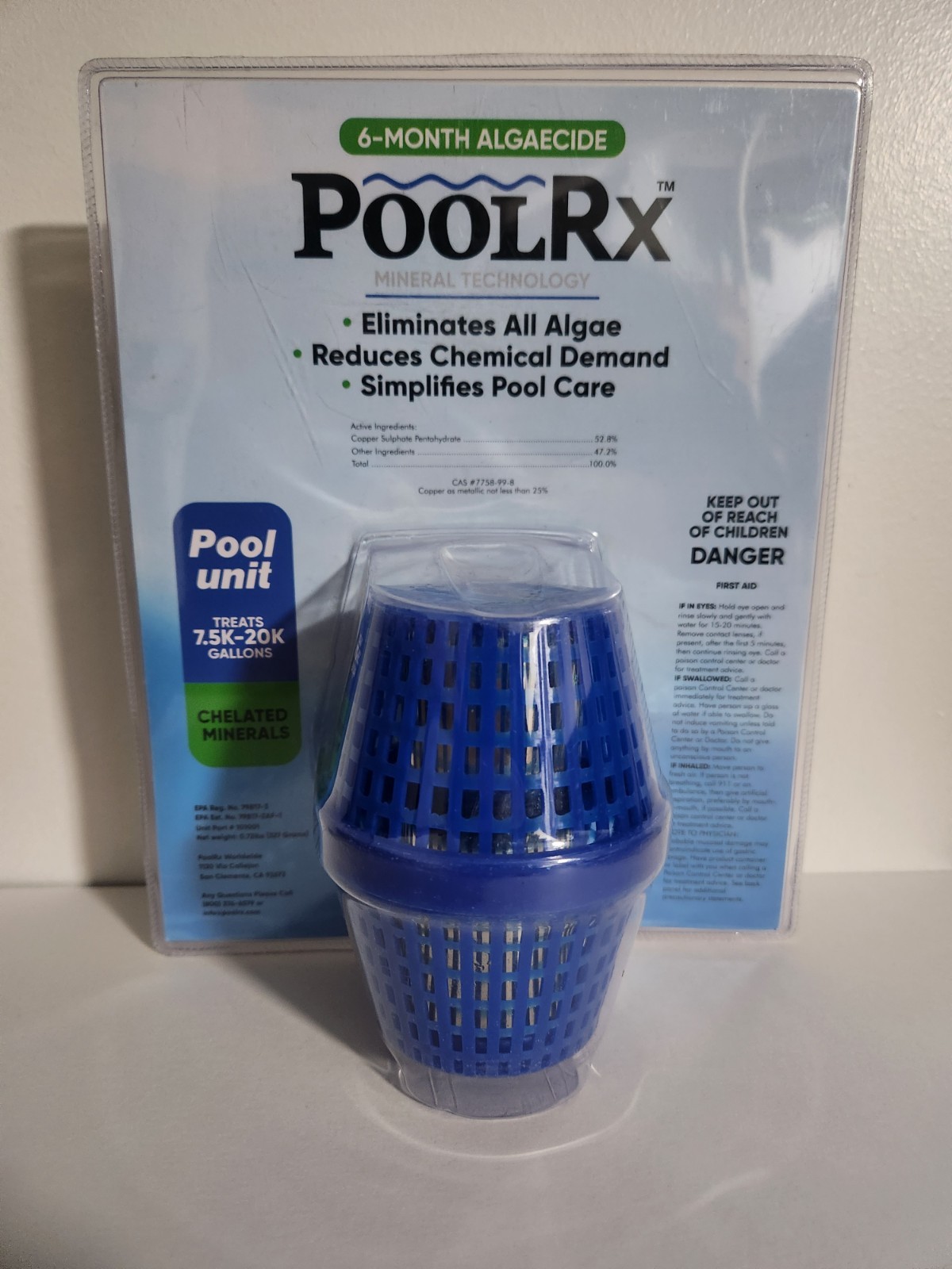 Piscina R-X 101001 6 Meses - Golosinas 7.5k - 20K galones - NUEVO