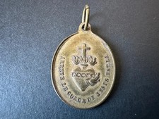 Médaille religieuse du coeur sacré de Jésus-Ref 162