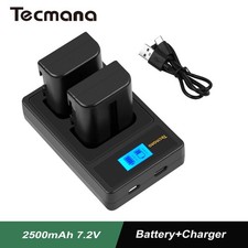 2X2500mAh NP-FM500H Battery+Charger For Sony Alpha DSLR-A200 A300 A350 A450 A500