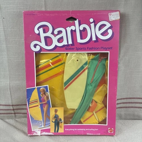 Vintage ©1984 Mattel Barbie Water Sports Fashion Playset  #9263 - NEW In Box