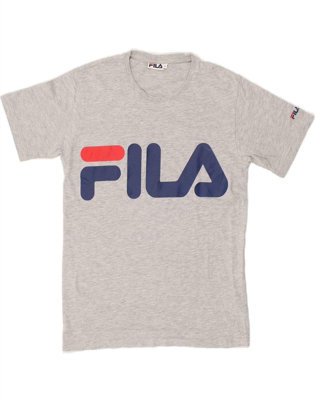 FILA Maglietta Uomo Grafica Top Piccolo Grigio Cotone BB06