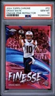 2024 Topps Chrome - Finesse Drake Maye #F-2 Pink Refractor (RC) PSA 10