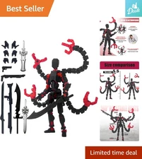 Fully Articulated T13 Action Figure - Customizable 3D Printed Movable Toy, 5.5in